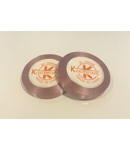 Khatem Tape Satin Ribbon 1/2 Inch 20 Yard-Rose Gold