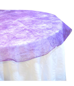 Nareg Round Table Cover 90cm-Purple