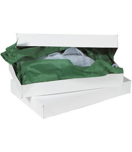 Global Wrap Box - Apparel, 11.5 x 8.5 x 1-5/8 inch, White
