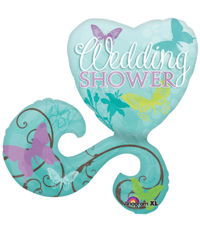 Anagram 29" Mylar - Wedding Shower Butterflies