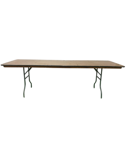 FP Party Supplies Table 8Ft. Long-Plywood (30 X96)- 244Cm Rental