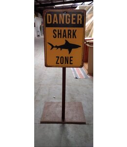 FP Party Supplies Danger Shark Zone Sign 50x150 cm Rental