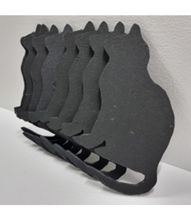 Copy of Styrofoam Halloween Cutout-Black Cat Profile
