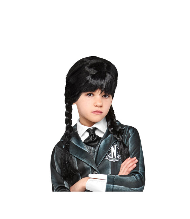 Rubies Costumes Child Wig-Wednesday Addams