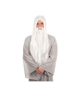 Rubies Costumes Wizard Wig & Beard Long White