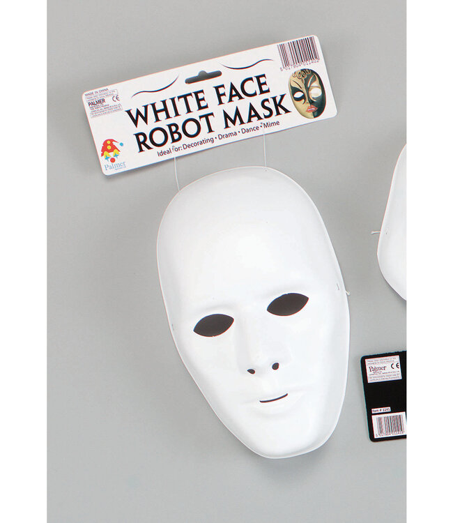 Rubies Costumes Deluxe Male Face Mask-White
