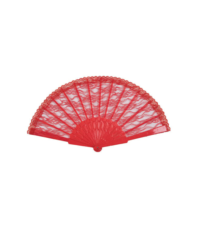 Rubies Costumes Lace Fan-Red