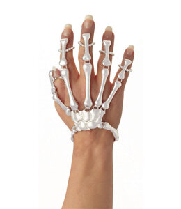 Rubies Costumes Skeleton Hand Bracelet,White