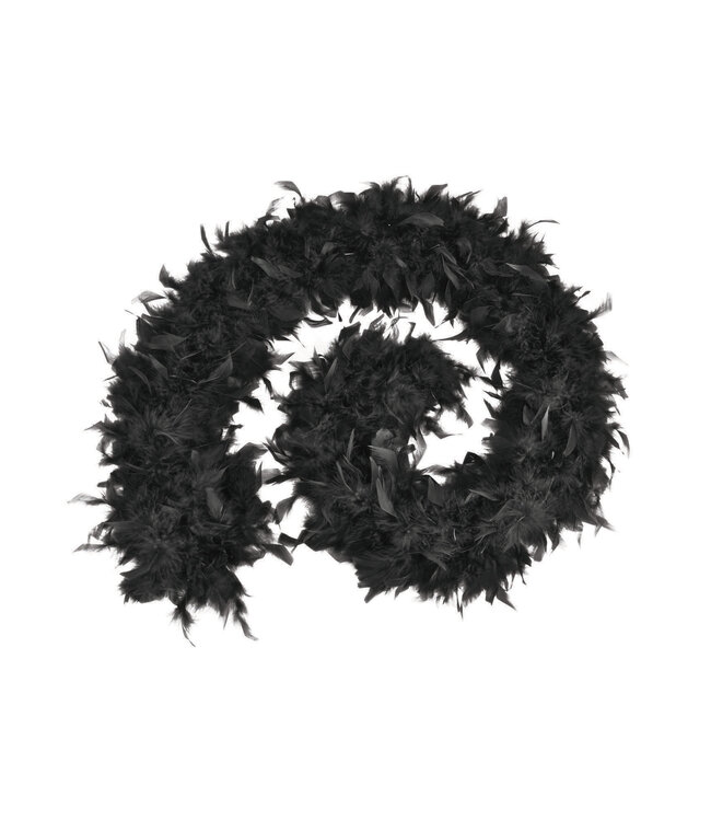 Rubies Costumes Feather Boa 80G Black