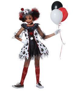 California Costumes Creepy Clown Girl costume