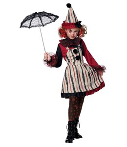 California Costumes Clever Clown Girls' Costume