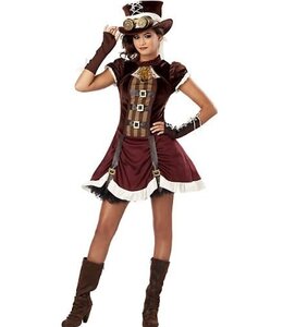 California Costumes Steampunk Girl