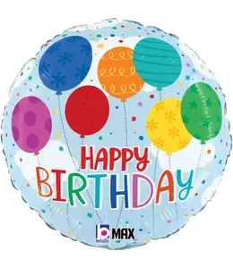 Betallic 18 inch Birthday Colorful Balloon Foil balloon
