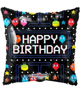 Conver 18 inch BIRTHDAY ARCADE GB Foil Balloons