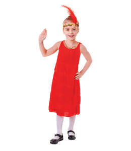 Flapper Girls Red Dress