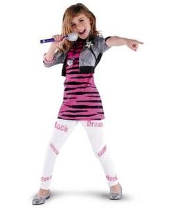Disguise Hannah Montana Pink Zebra Dress S/Child