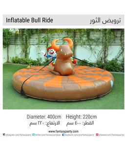 FP Party Supplies Inflatable Bull Ride Rental