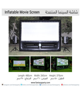 FP Party Supplies Outdoor Movie Set-up