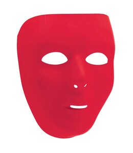 Amscan Inc. Full Face Mask-Red