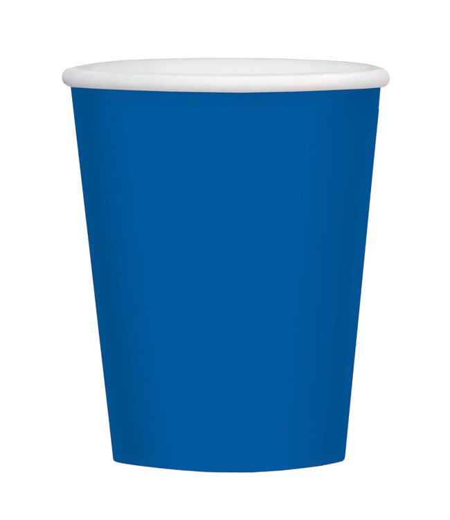 Amscan Inc. Bright Royal Blue Value Paper Cups, 9oz.