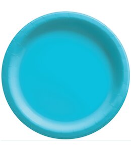 Amscan Inc. 8 1/2" Round Paper Plates, Mid Ct. -  Caribbean