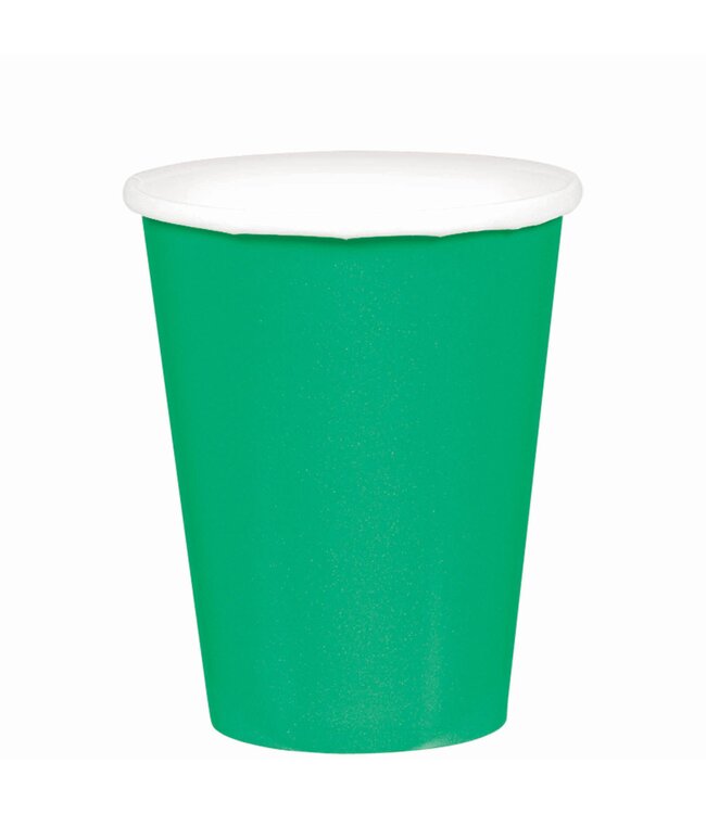 Amscan Inc. 9 oz. Paper Cups 20/pk- Festive Green