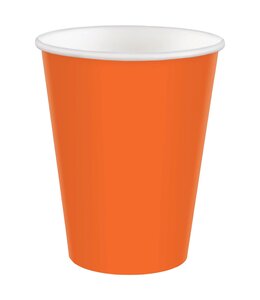 Amscan Inc. 9 oz. Paper Cups 20/pk-Orange Peel