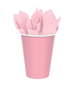 Amscan Inc. 9 oz. Paper Cups, Mid Ct. - New Pink