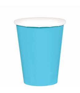 Amscan Inc. 9 oz. Paper Cups, Mid Ct. - Caribbean