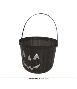 Fiestas Guirca Pumpkin Bucket 20 Cm Black