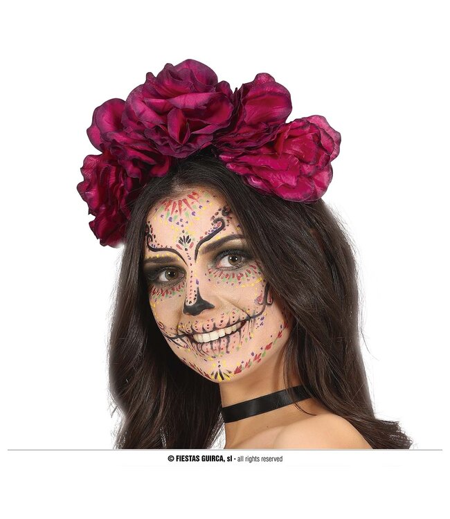 Fiestas Guirca LILAC FLOWERS TIARA
