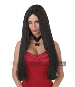 California Costumes Long Wig - Flowing 24 Inch Black