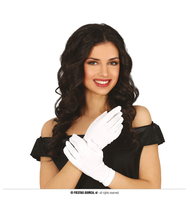 Fiestas Guirca Gloves 22 Cm-White