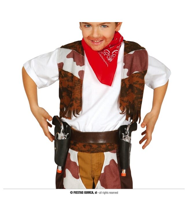 Fiestas Guirca Double Holster With Two Guns-Child