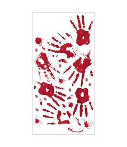Amscan Inc. Skeleton Hand Print Wall Grabbers