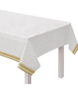 Amscan Inc. Airlaid Table Cover - Gold