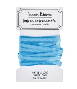Amscan Inc. Create Your Own Banner 10m Ribbon-Blue