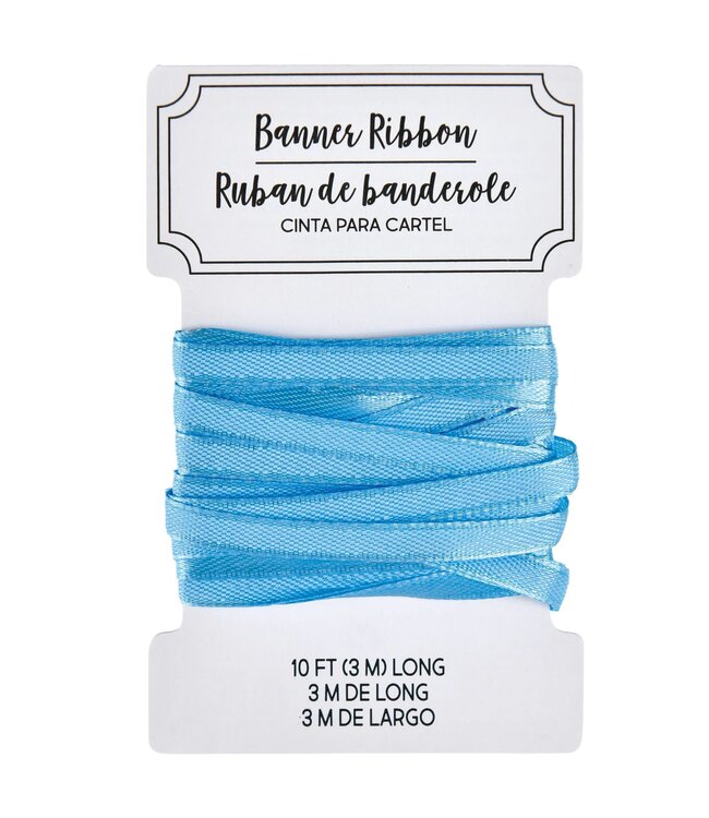Amscan Inc. Create Your Own Banner- Ribbon Blue
