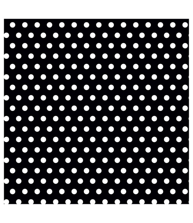 Amscan Inc. Polka Dot - Black Printed Jumbo Gift Wrap w/Hang Tab