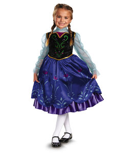 Disguise Anna Deluxe Girls' Costume S/Child (4-6)yrs