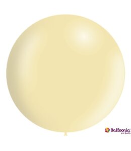 Balloonia 3 ft (36 Inch) Round Latex Balloon 2/pk-Yellow