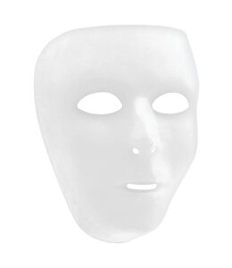 Amscan Inc. Full Face Mask-White