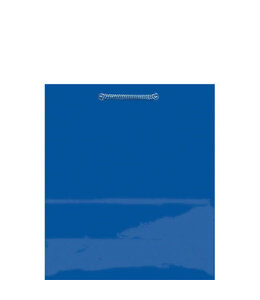 Amscan Inc. Jumbo Solid Glossy Bag (16 3/4H x 12 3/8W x 5 1/2D) Inch- Royal Blue