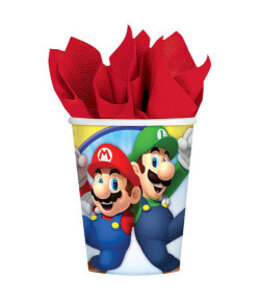 Amscan Inc. Super Mario-9 oz Paper Cups 8/pk