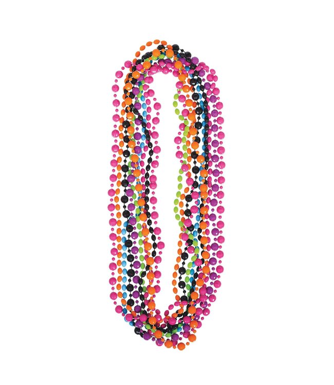 Amscan Inc. 80's Party Beads 30 Inches 10/pk