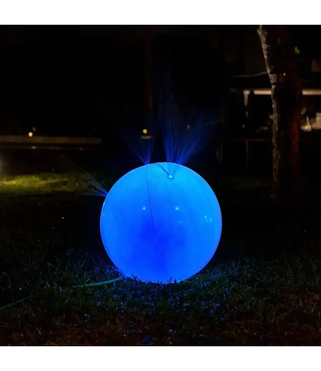 B&D Group Illuminated Color Changing Beach Ball Sprinkler