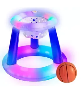 B&D Group Illuminated Floating LED Basketball Set