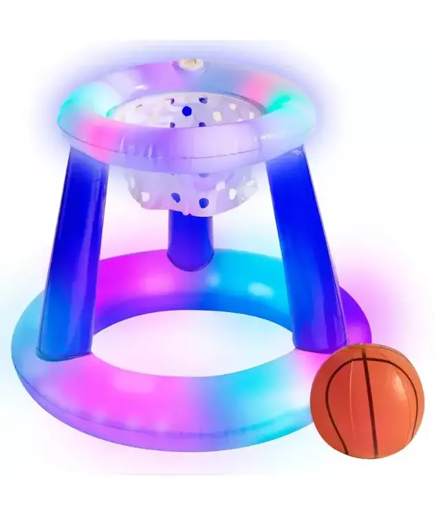 B&D Group Illuminated Floating LED Basketball Set