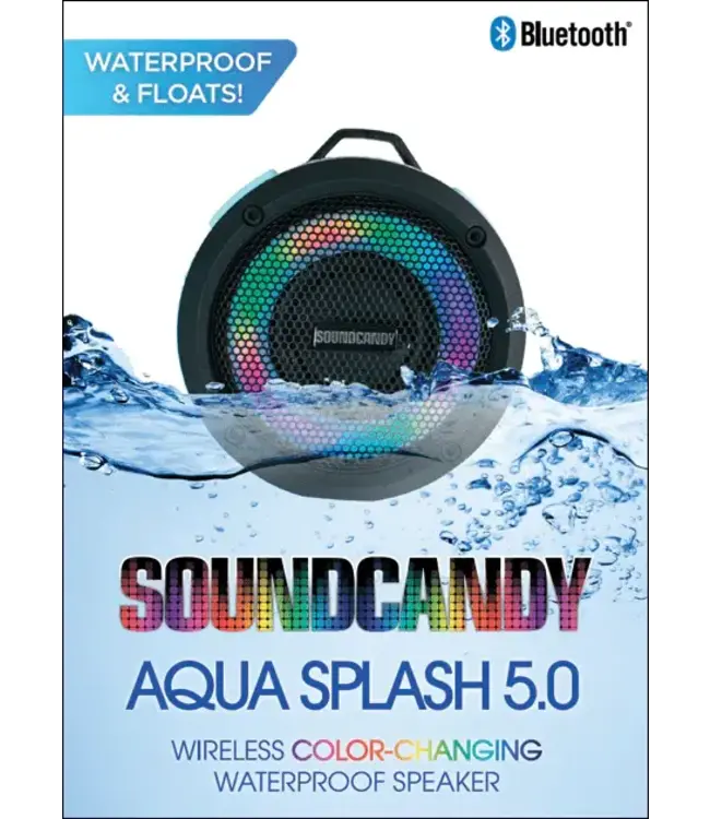 B&D Group SoundCandy Aqua Splash 5.0 Waterproof Floating Speaker