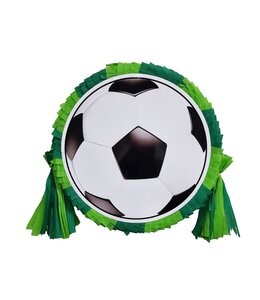 Pinata Round 45 cm-Soccer Ball w/Tassels